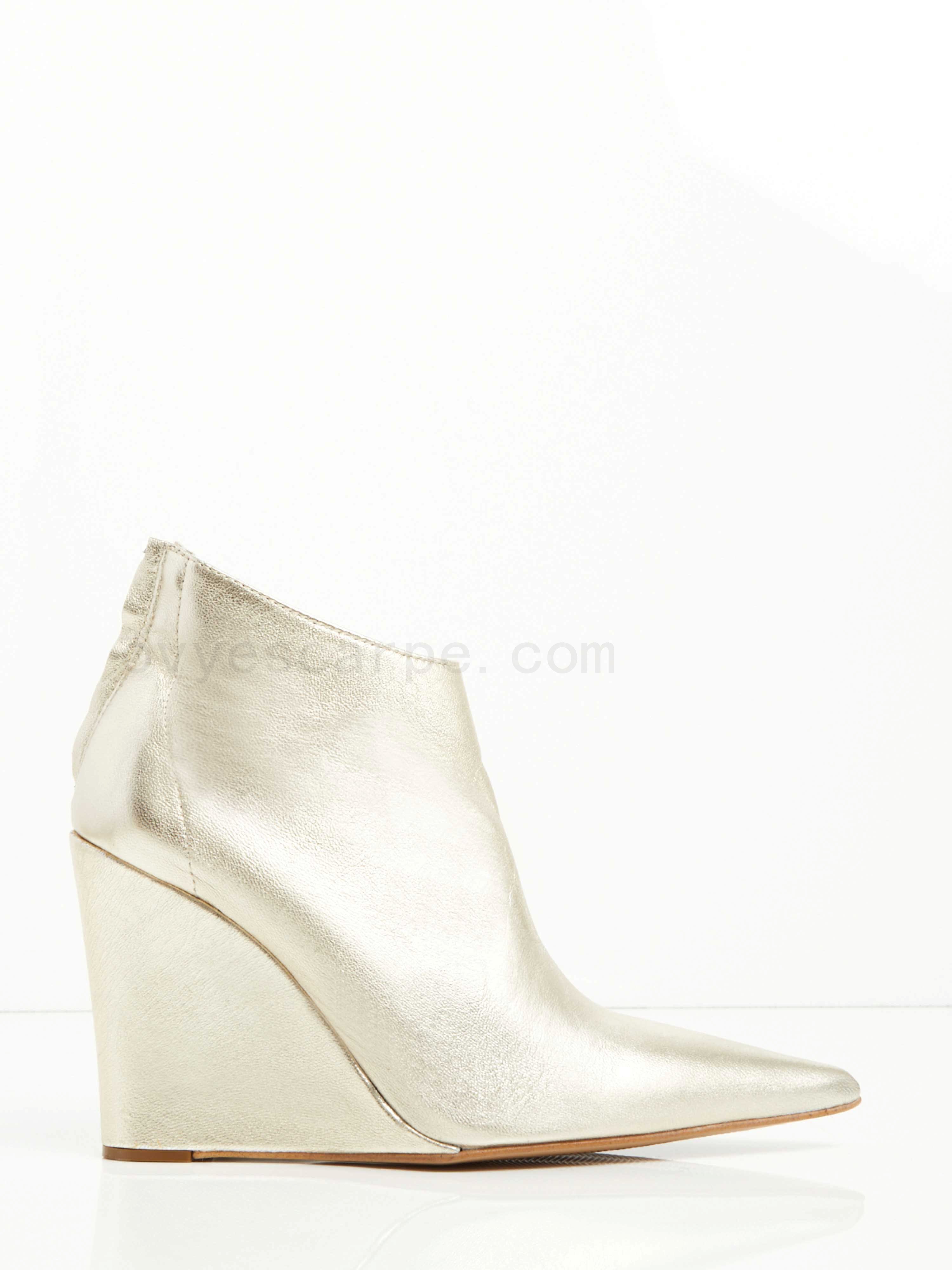 Wedge Leather Ankle Boots F08161027-0469 ovye online